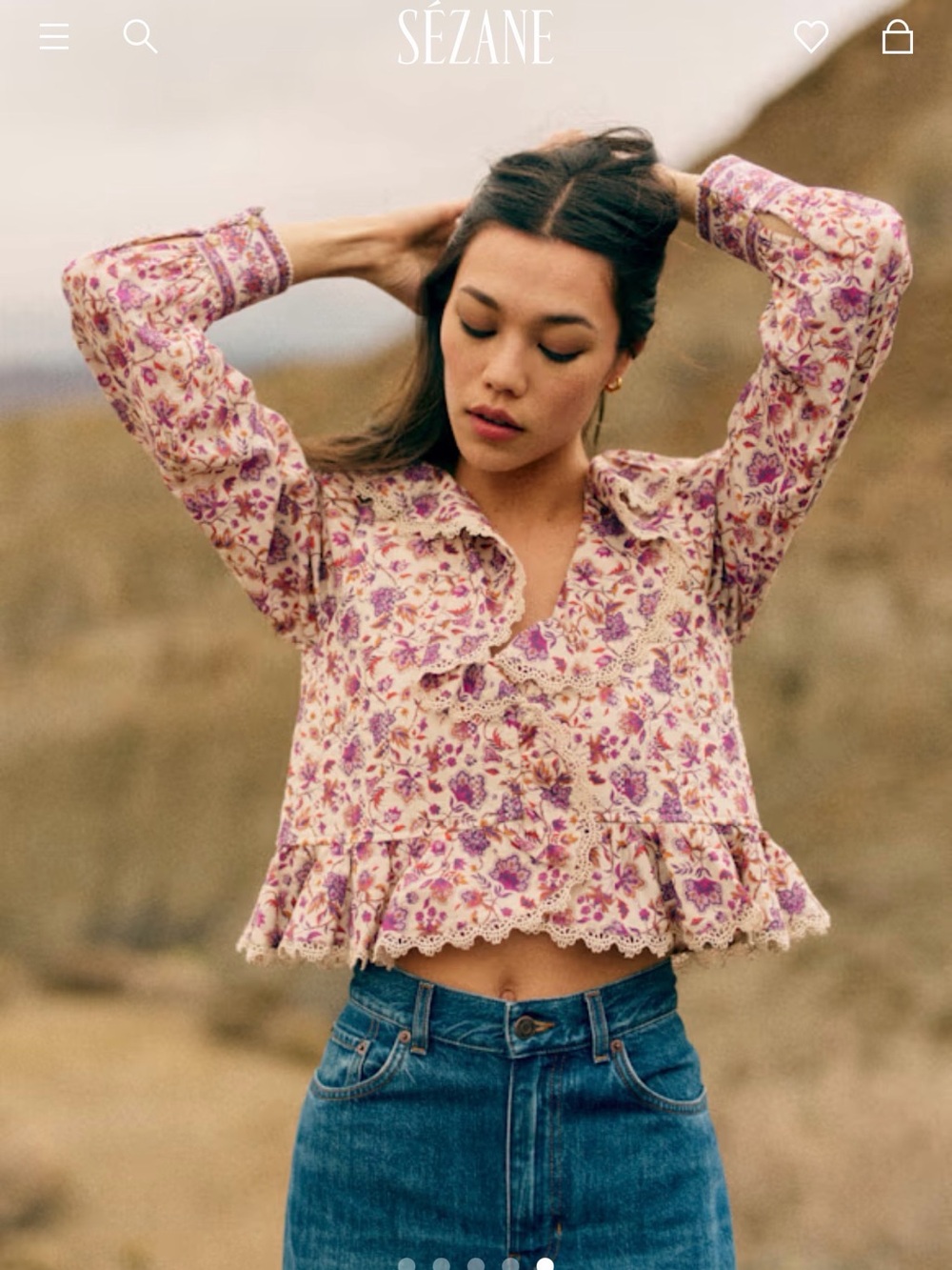 Sezane Alexiana blouse